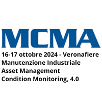 16-17 ottobre 2024 - Veronafiere Manutenzione Industriale e Asset Management, Condition Monitoring, 4.0